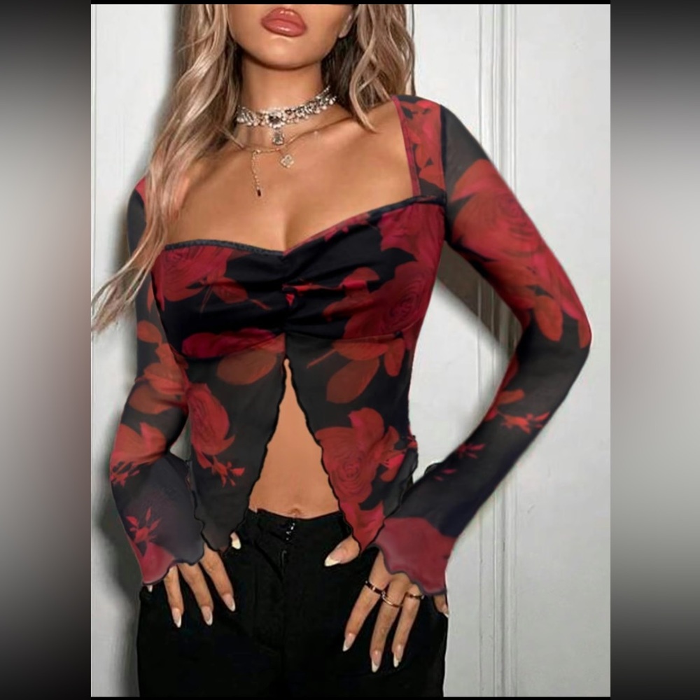 mesh going out top